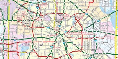 Dallas bản đồ thành phố