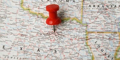 Dallas trên bản đồ