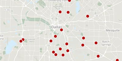 Dallas bản đồ tội phạm
