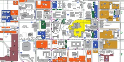 Đại học Bắc Texas Dallas bản đồ