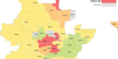 Mã bản đồ của Dallas