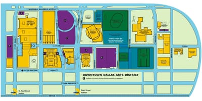 Bản đồ của Dallas thuật quận