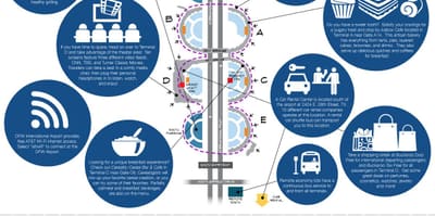 Bản đồ của Dallas sân bay