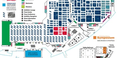 Bản đồ của Dallas trung tâm hội nghị