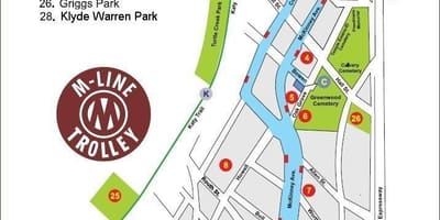 Bản đồ của Dallas xe đẩy
