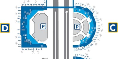 Bản đồ của PHILLY sân bay